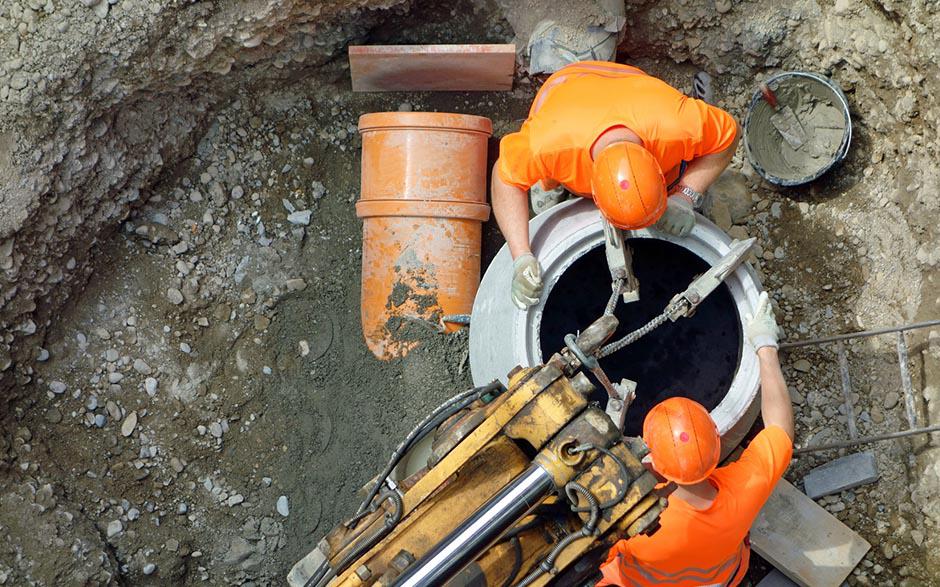 travaux assainissement prix Vauréal